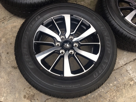 แม็กป้ายแดง มิตซู ปาเจโร่ สปอร์ต ตัวท๊อป พร้อมยางป้ายแดง 265-60-18 ปี17