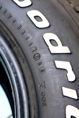 ต้องการขายยาง BF Allterrain 265 75 r16 ปี06