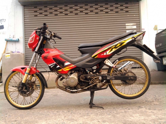 ขออนุญาติขาย Honda Sonic 125 CC. สีแดง ล้อทอง