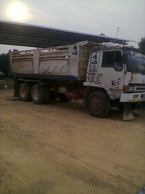 ขายMITSUBISHI FN527M-TF1557 หลงโบ 2 เพลาดัมพ์ กระบะสามมิตรลอนเฉียง เกียร์ฟูลเลอร์