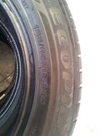 ขายยาง185/60/15 ยาง BRIDGESTONE ECOPIa EP 100 A ปี 11