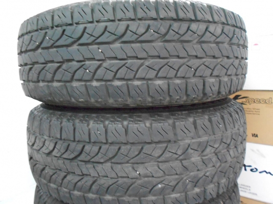 ขายล้อแม็ก Toyota Fortuner ขอบ 16 พร้อมยาง YOKOHAMA A/T-S/เทิร์นได้-ใส่ฟรีค่ะ