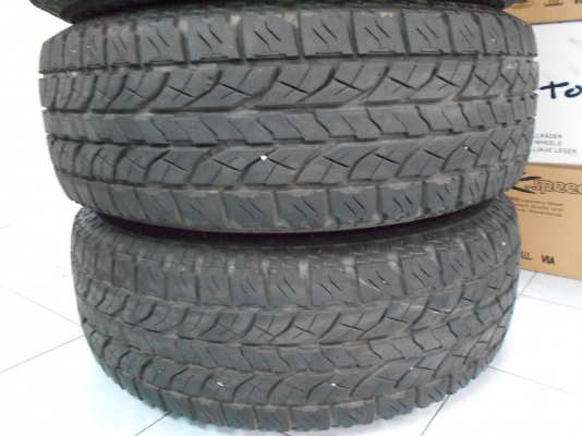 ขายล้อแม็ก Toyota Fortuner ขอบ 16 พร้อมยาง YOKOHAMA A/T-S/เทิร์นได้-ใส่ฟรีค่ะ