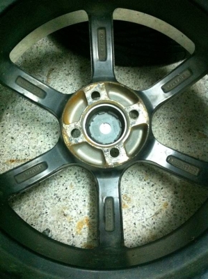 ล้อLenso ขอบ17 กว้าง7 4รู100 ฝาครบ อ๊อฟลึก ก้านยกสวยๆ