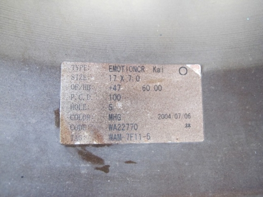 ขายล้อแม็กแท้ ขอบ17 5รู100