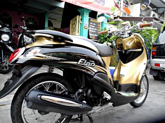 โปรโมชั่น(พิเศษ) รถแค่ 4 เดือน NEW Fino ดำ น้ำตาล ตัว TOP ปี 2012 ราคา 25,500