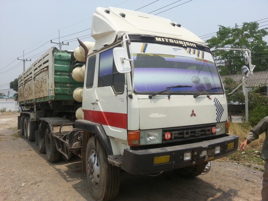 ขายหัวลากพร้อมหางเซมิดัม MITSUBISHI หาง3มิตดัม ติดแก๊ส8ถัง