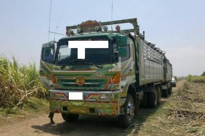 10ล้อดั้มHINO MEGA320 ปี48ดั้มมิเนียมสุพรรชัย มีระบบลากพ่วง
