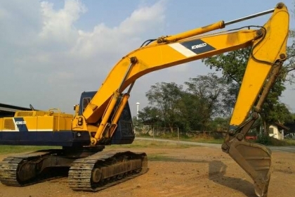 KOBELCO SK 907 MACK II ปั้ม K3V รถทำงานอยู่