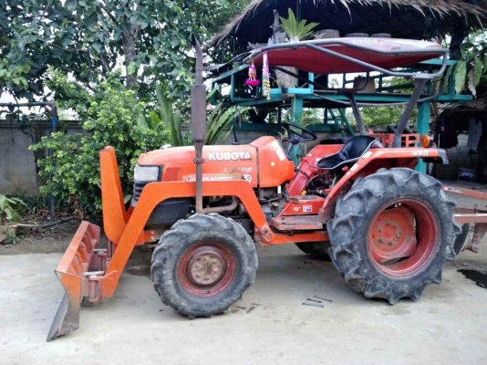 รถไถนาKUBOTA 3408 2เพลา34แรงม้ามีผานดัน+หางตีนา