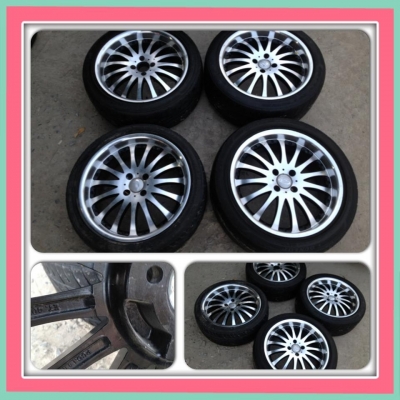 ขายแม็กมือ2 VIP Bellona ขอบ17 4รู100 + ยาง ราคา 7,500 บาทถูก