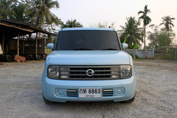 ขายด่วน Nissan Cube3 สีฟ้าสวยๆ พร้อมทะเบียน