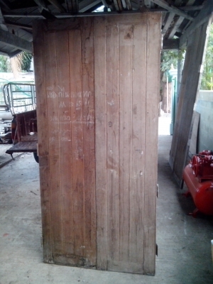 บานประตูไม้สัก เก่า