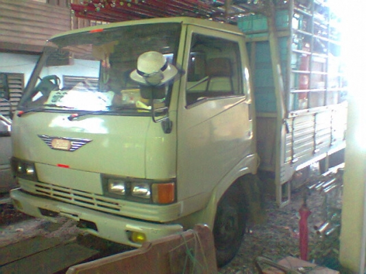 ขายรถ 6ล้อ HINO KM 779 กระบะคอกเหล็ก รถห้างแท้ มีแอร์ เครื่องWO4D 117 แรงม้า