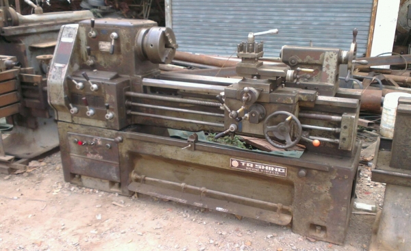 Sell> Ta Shing 5 ฟุต 4 เพลา มีเบลค รุ่นหนัก ฐานเหล็กหล่อ กลึงงานหนักสบายครับ นครปฐม