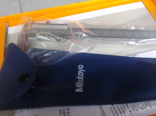 ด่วน เวอร์เนียmitutoyo 6 นิ้ว ของแท้มีกล่องและซองพลาสติกอย่างดี