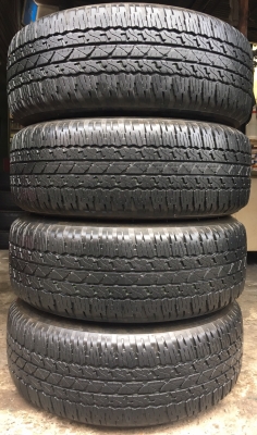 ล้อแม็ก Toyota Revo ขอบ17 พร้อมยาง Bridgestone 265-65-17 ปลายปี 16