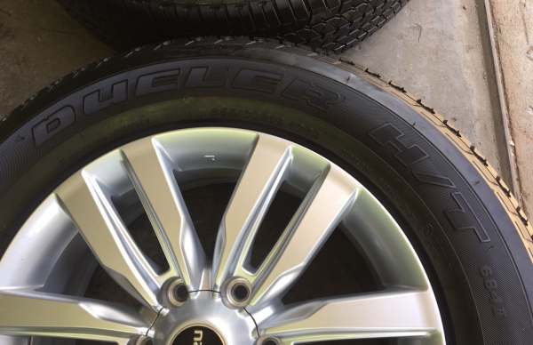 แม็กป้ายแดง ISUZU MU-X ขอบ18 พร้อมยางป้ายแดง 255-60-18 ปี 17