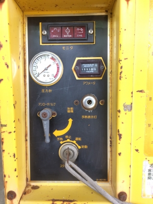 ขายปั๊มลมสกรู Denyo DPS-70 SSB2 มือ 2 เก่าญี่ปุ่น ราคา 52,000 บาท.