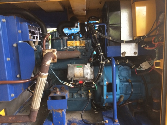 ขายปั๊มลมสกรู Denyo DPS-70 SSB2 มือ 2 เก่าญี่ปุ่น ราคา 52,000 บาท.