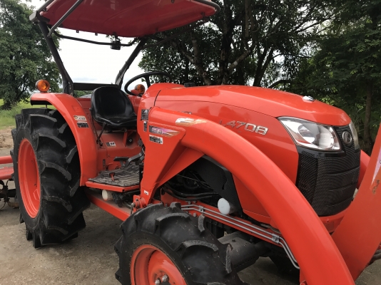 ขายรถไถคูโบต้า L4708DT ใช้งาน 762 ชั่วโมง อุปกรณ์ใบดันหน้าและโลตารี่ ราคา 398,000 บาท รถสวย ทุกระบบสมบูรณ์ สนใจโทร 081-9136451 ขอดูรูปเพิ่มเติมได้ทาง line:bow6451 ค่ะ  ราคาพร้อมจัดส่งฟรีค่ะ