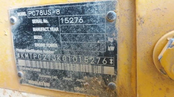 KOMATSU  PC 78US-8