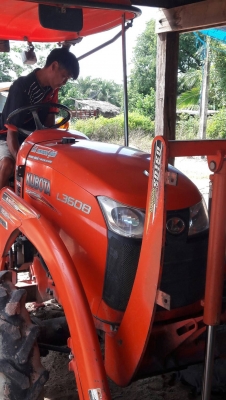 คูโบต้า L3608DT 4 WD ดันดินหน้า..ผานหลัง