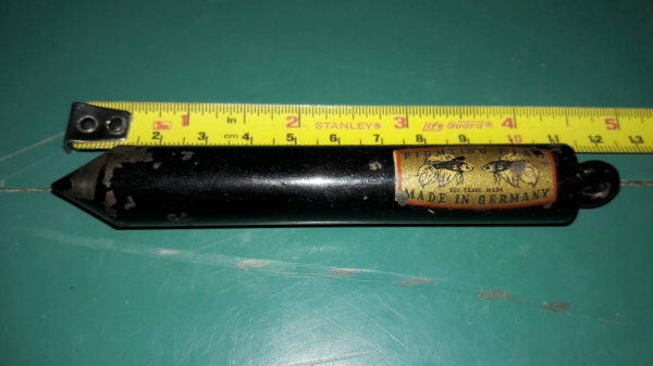 ขายลูกดิ่งตราปลา Made in Germany.ใหม่เก่าเก็บ