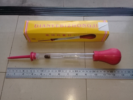 ขาย ไฮโดรมิเตอร์ (Hydrometer) ปรอดวัดน้ำกรดแบตเตอรี่