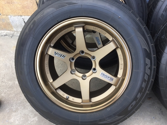 ล้อแม็ก ขอบ18 TE37 หน้า 9.5-10.5 งาน YUSTA ของใหม่แกะกล่องรัดยางเปอร์เซ็นต์ 265 60 18 NITTO 420 ปี 1 ล้อแม็ก ขอบ18 TE37 หน้า 9.5-10.5 งาน YUSTA ของใหม่แกะกล่องรัดยางเปอร์เซ็นต์ 265 60 18 NITTO 420 ปี 1
