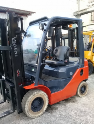 +++ ขายโฟล์คลิฟท์ TOYOTA 8FD15 ขนาด 1.5 ตัน เครื่องยนต์ดีเซล เสา 3 เมตร งาสไลด์ซ้าย + ขวา เกียร์ออโตเมติค ยางตัน ( รถ 8,000 ชม. ครับ) +++ ขายโฟล์คลิฟท์ TOYOTA 8FD15 ขนาด 1.5 ตัน เครื่องยนต์ดีเซล เสา 3 เมตร งาสไลด์ซ้าย + ขวา เกียร์ออโตเมติค ยางตัน ( รถ 8,000 ชม. ครับ)