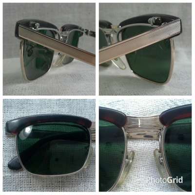 แว่นตา ฟลิป - อัพ แฮนด์คราฟท์ญี่ปุ่น โกลด์ฟิลด์ 14 K ยุค &#039;70s Vintage ORO handcrafted in Japan