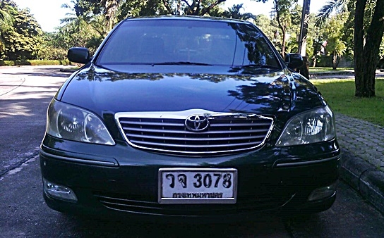 แคมรี่ 2002  2.4Q vvti สีเขียว รถหรูระดับผู้นำ ตัวท็อปสุด แอร์แบค 4 จุด