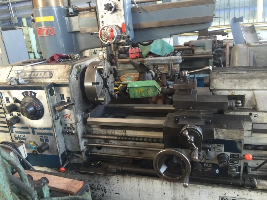 เครืองกลึง tuda japan นิ้วมินในตัวเปิดคอม้าได้