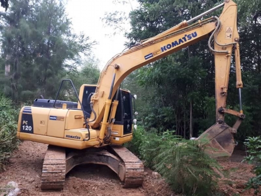 ขาย 1,250,000 KOMATSU pc 120-8 ทำงาน 8,000 ชม. เครื่องดี ปั้มแรง โช่หนา เอวแน่น ไฟฟ้าครบ แอร์เย็น เอกสารแจ้งจำหน่าย  รถอยู่ จ.ราชบุรี  090-772-3710 090-772-3708
