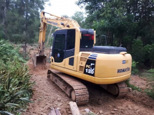 ขาย 1,250,000 KOMATSU pc 120-8 ทำงาน 8,000 ชม. เครื่องดี ปั้มแรง โช่หนา เอวแน่น ไฟฟ้าครบ แอร์เย็น เอกสารแจ้งจำหน่าย  รถอยู่ จ.ราชบุรี  090-772-3710 090-772-3708