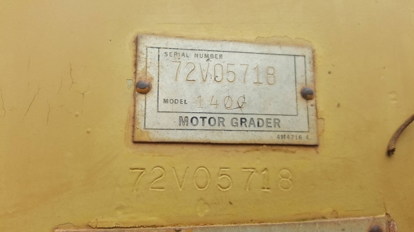 ขาย รถเกรด CAT 140G 72V ซีเรียล 5718 เอกสารเล่มทะเบียนครบ รถใช้งานได้ดีทุกระบบ ราคาต่อรองได้ครับ ขาย รถเกรด CAT 140G 72V ซีเรียล 5718 เอกสารเล่มทะเบียนครบ รถใช้งานได้ดีทุกระบบ ราคาต่อรองได้ครับ