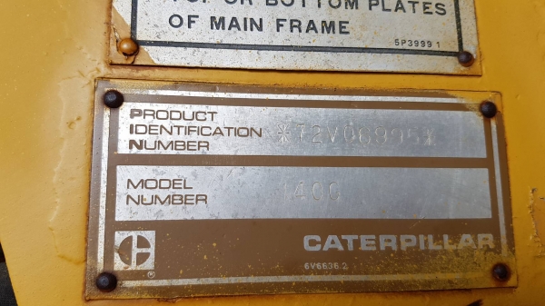 ขายรถเกรด CAT 140G 72V เก่านอก ใช้งานน้อย ดิฟล็อคใช้งานได้ ขายรถเกรด CAT 140G 72V เก่านอก ใช้งานน้อย ดิฟล็อคใช้งานได้