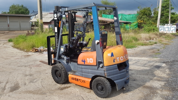 ขายด่วนรถยก TOYOTAชั่วโม่งทำงานน้อย 6FG10ยก1ตันเสาสูง3เมตรรถนอกนำเข้ายังไม่เคยใช้งานในเมืองไทยเลย