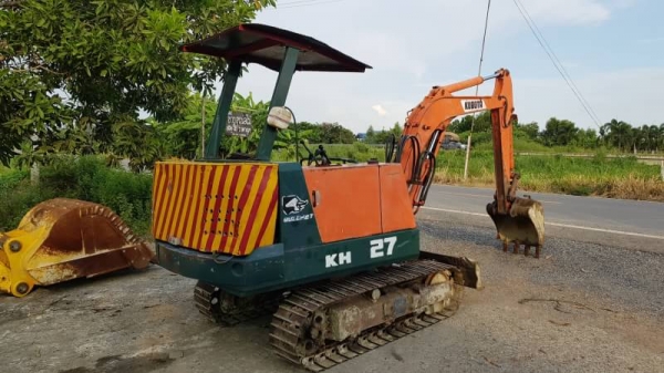 ขายด่วนรถแบคโฮKUBOTAคูโบต้าKH27เทียบเท่าPC30เครื่องคูโบต้า3สูบปั่มแรงรถนอกเพิ่งนำเข้ามาใหม่ยังไม่เคยใช้งานในเมืองไทยเลย