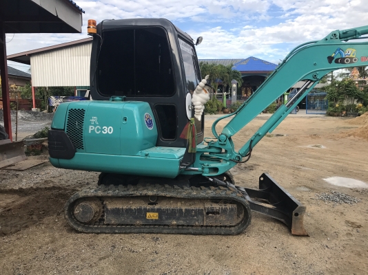 ขายด่วน! รถแบคโฮโคมัตสุ PC30-7 ตู้แอร์+แอร์เย็นฉ่ำ แทรคยาง มีเอกสารอินวอยด์ครบ