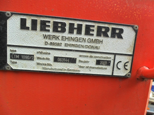รถเครน90ตันLiebherr LTM1090