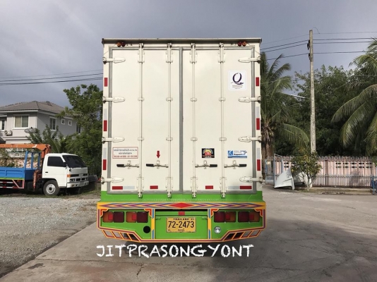 ขาย ISUZU DECA FTR 240 ปี 2556 ตู้ประตู 10 บานไม่มีเสากลาง ยาว 7.60 ม.