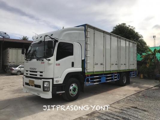 ขาย ISUZU DECA FTR 240 ปี 2556 ตู้ประตู 10 บานไม่มีเสากลาง ยาว 7.60 ม.