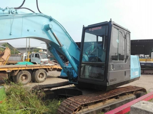 ขาย 565,000 บาท เก่านอก KOMATSU PC120-5 เครื่องดี ปั้มแรง โช่หนา เอวแน่น เอกสารอินวอยท์   รถอยู่ จ.นครปฐม โทร&amp;ไอดีไลน์ 0610710295