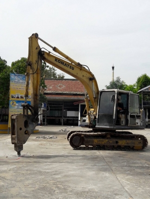 Komutsu PC120-5 + หัวกระแทก Okada 650,000 บ. Komutsu PC120-5 + หัวกระแทก Okada 650,000 บ.