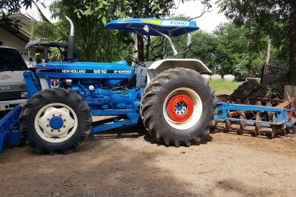 Ford 6610 สองเพลา คานหน้า คาราโร่ ใบดัน ผานหลัง เล่มทะเบียนพร้อมชุดโอน 520000