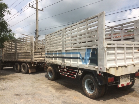 รถพ่วง HINO 226 เครื่อง EM100 - 220 แรง กระบะไม่ดัมพ์แม่ลูก 2 เพลา สวยเดิมพร้อมใช้งาน (ยังไม่ได้ล้าง) รถพ่วง HINO 226 เครื่อง EM100 - 220 แรง กระบะไม่ดัมพ์แม่ลูก 2 เพลา สวยเดิมพร้อมใช้งาน (ยังไม่ได้ล้าง)