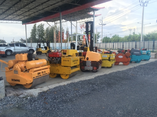 รถบดล้อเหล็ก4ตันHAMMรุ่นDV3.22Hรถนอกนำเข้าไม่เคยใช้งานในไทยสั่นสเทือน2ล้อสภาพดีLine:Jiraroj2909