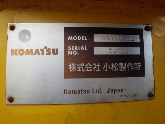 ขาย KOMATSU WA100-3E นำเข้าจากญี่ปุ่น โทร.090-986-2521 อ๊อบ